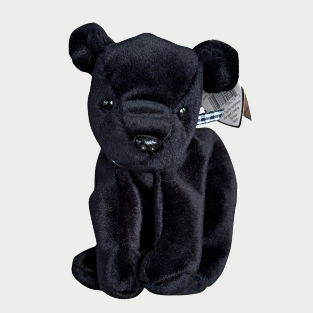 Ty Luke Black Lab Beanie Baby 1999 💜 BOGO